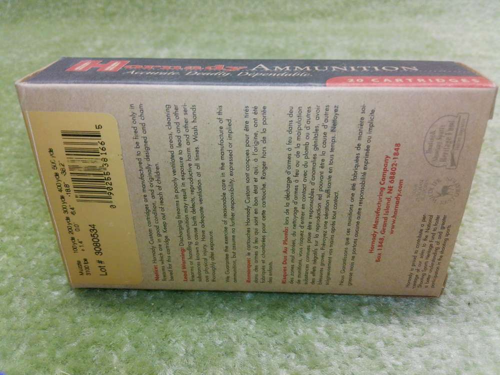Hornady Custom 6mm Remington 100gr BTSP Interlock 20 Factory Rounds-img-2