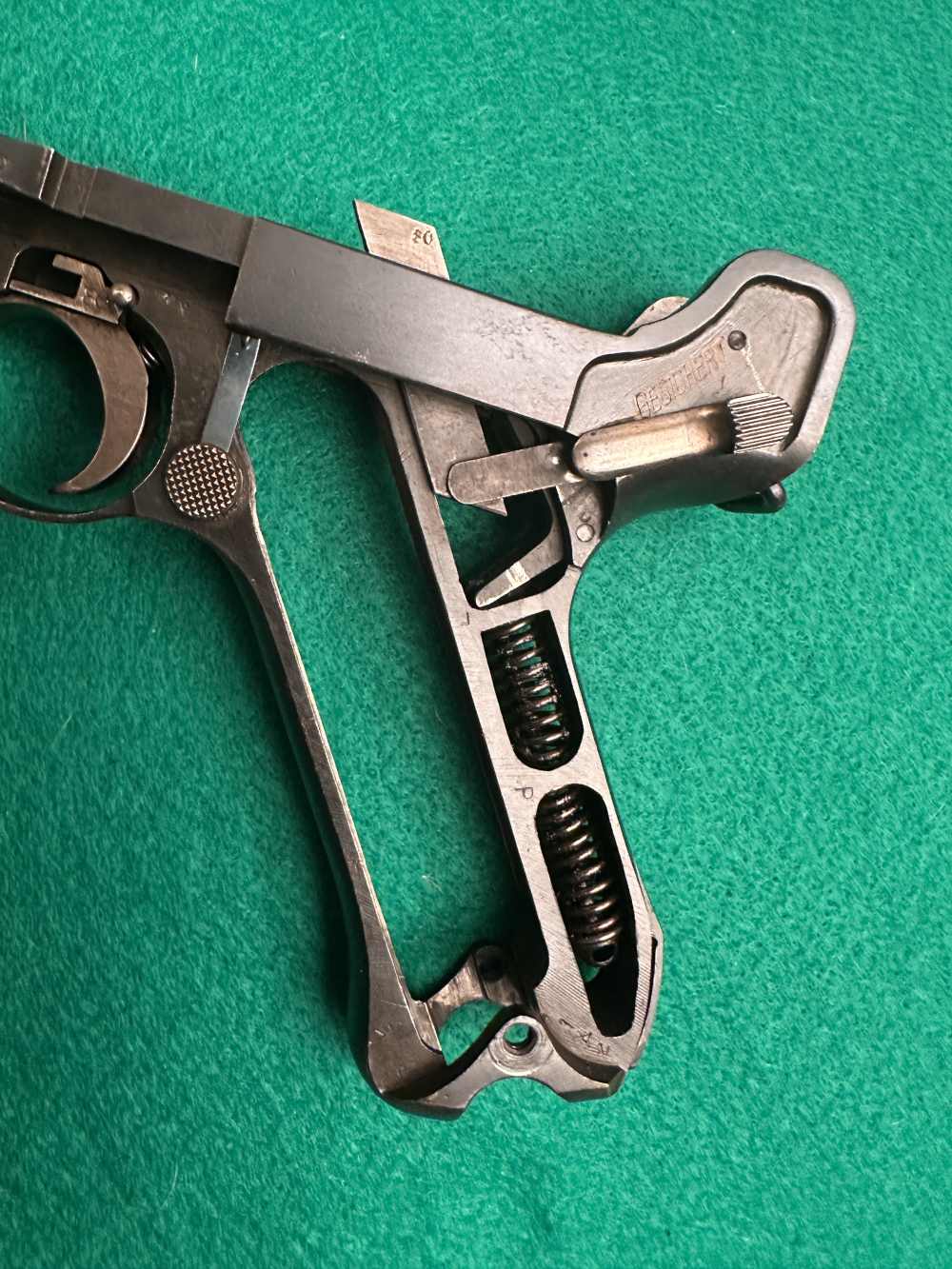 Luger DWM Artillery Model 1918 Dated German WWI Military / Commercial Rare-img-21
