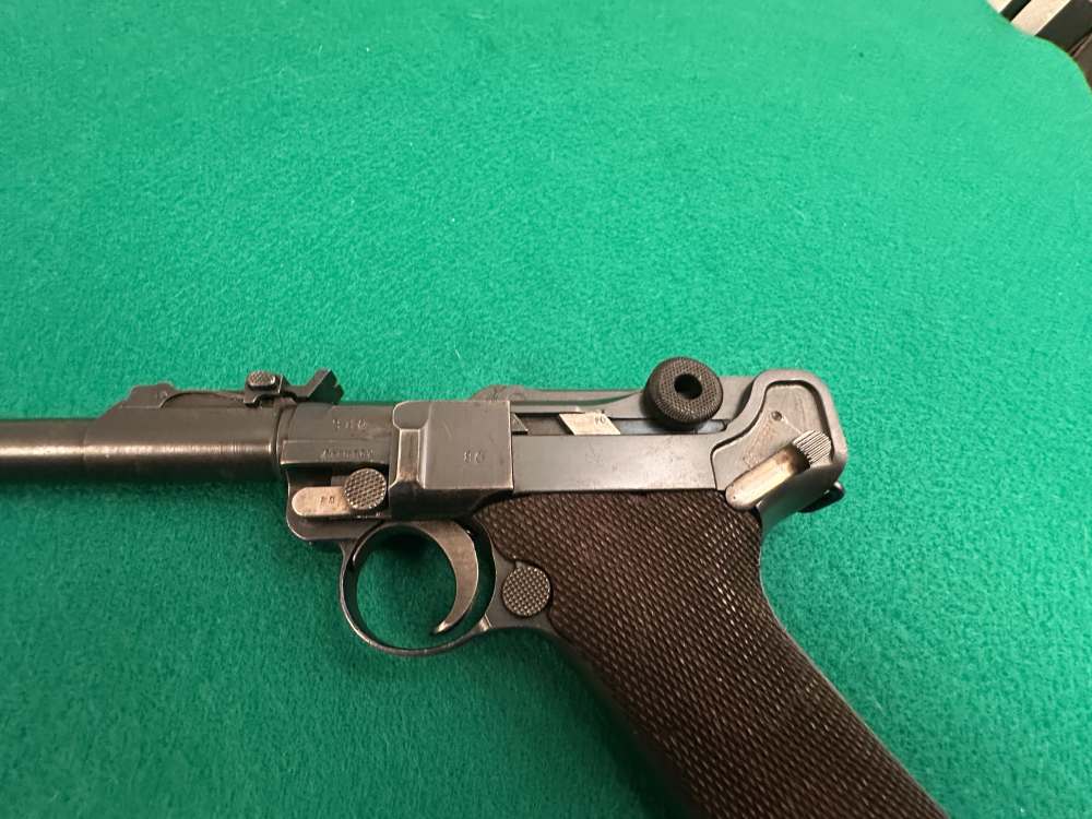 Luger DWM Artillery Model 1918 Dated German WWI Military / Commercial Rare-img-8