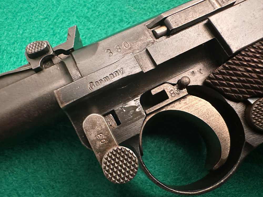 Luger DWM Artillery Model 1918 Dated German WWI Military / Commercial Rare-img-13