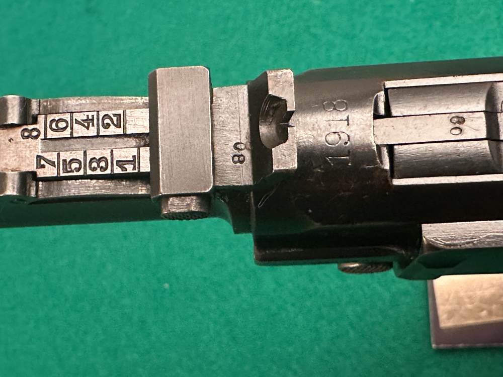 Luger DWM Artillery Model 1918 Dated German WWI Military / Commercial Rare-img-3