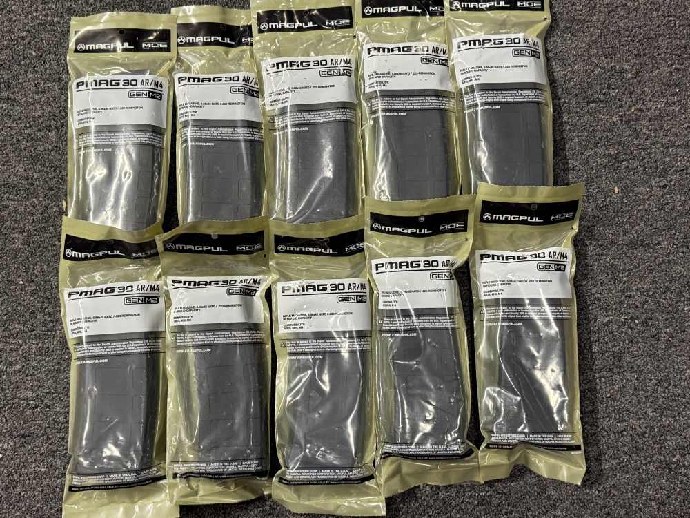 Qty 10 Magpul PMAG 5.56 2.23 30rd MOE AR15 Gen M2-img-0