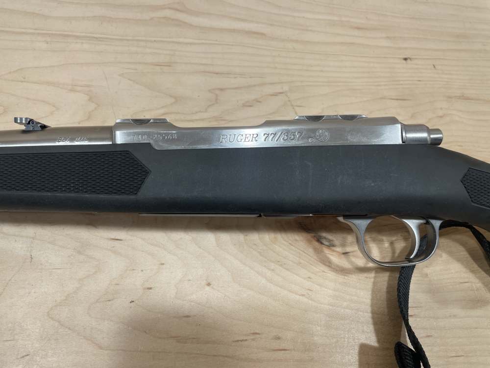 *EXCELLENT* RUGER 77/357, 357 MAGNUM, 18.5" BBL., STAINLESS STEEL, 2) MAGS-img-8