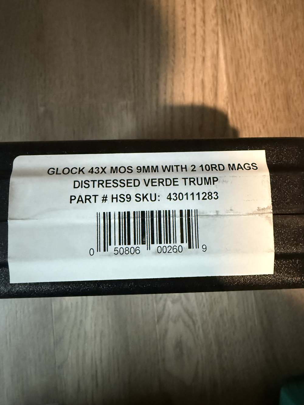 Glock 43X MOS Trump MAGA Fight for America-img-4