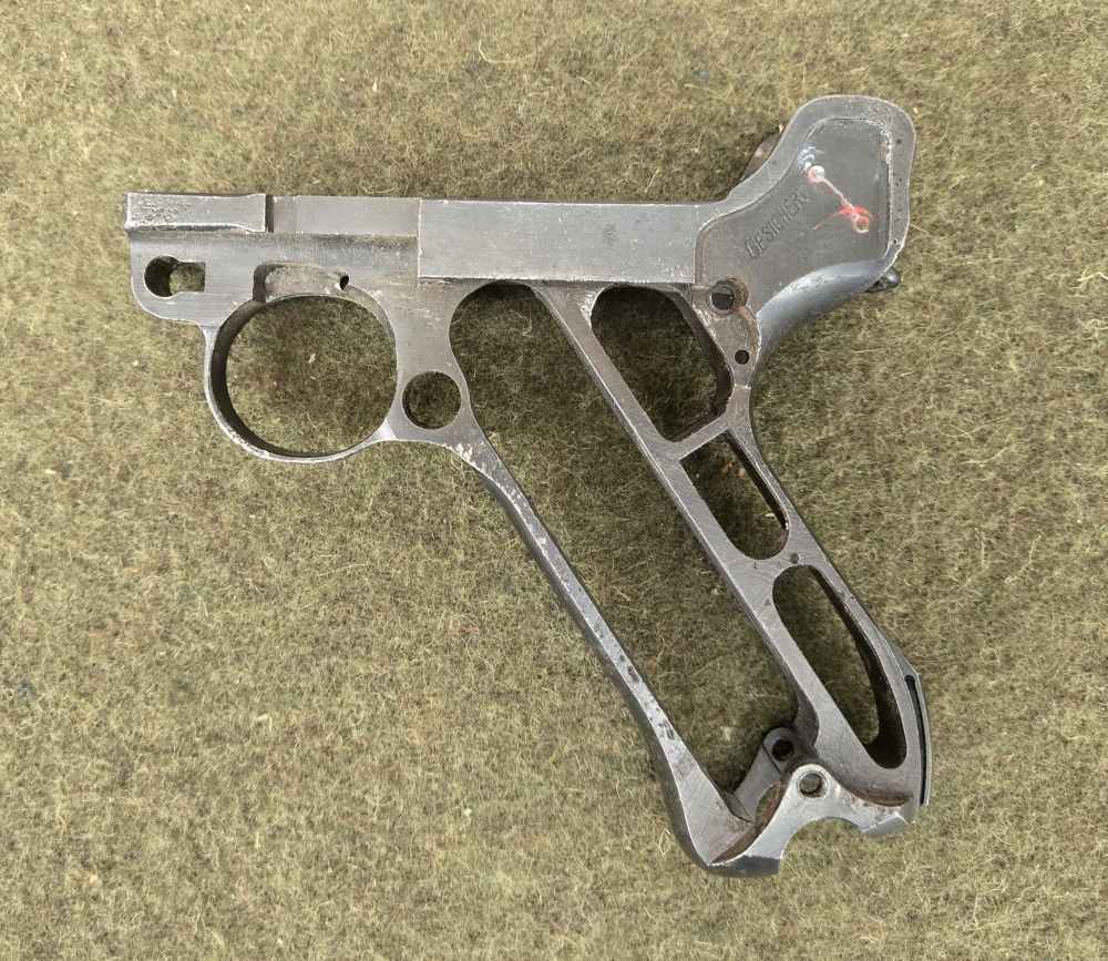 German P08 Luger Frame WWI WWII Non Import-img-1