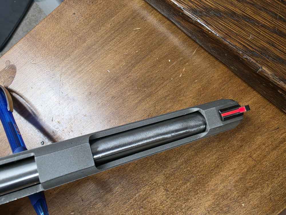 AMT Auto Mag 22 Mag Semi Automatic Stainless Pistol-img-7