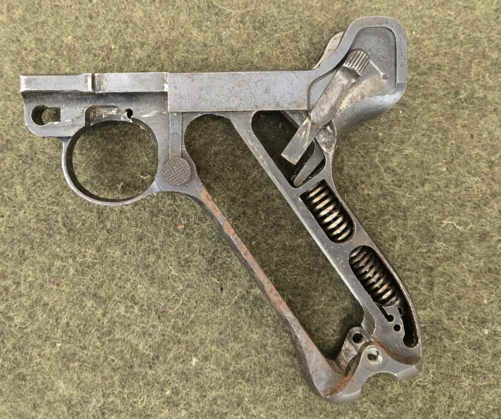 Rare DWM German P06 Luger Frame Portuguese Naval Contract Non Import 9mm-img-1