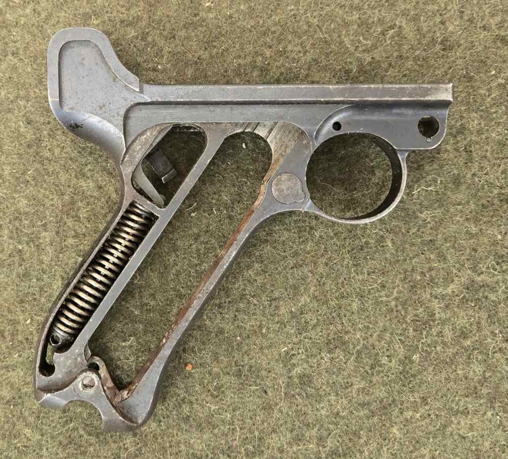 Rare DWM German P06 Luger Frame Portuguese Naval Contract Non Import 9mm-img-0
