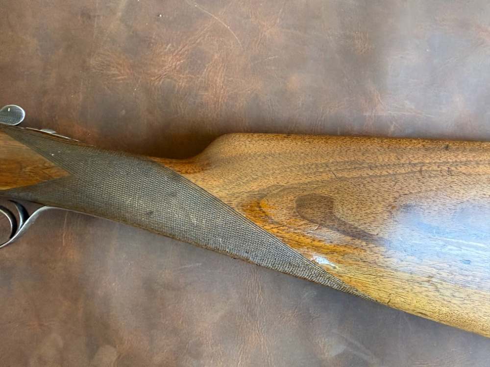 Masquelier Double Rifle - Gunsmith Special - Wildcat 9mm with dies-img-4