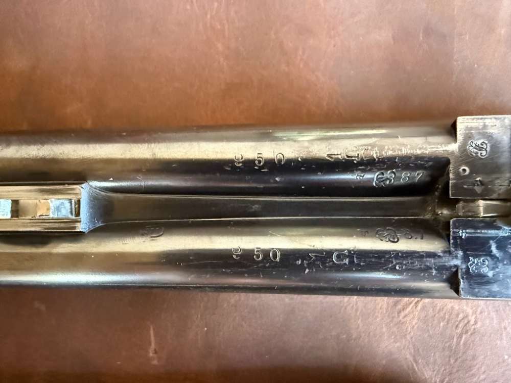Masquelier Double Rifle - Gunsmith Special - Wildcat 9mm with dies-img-49