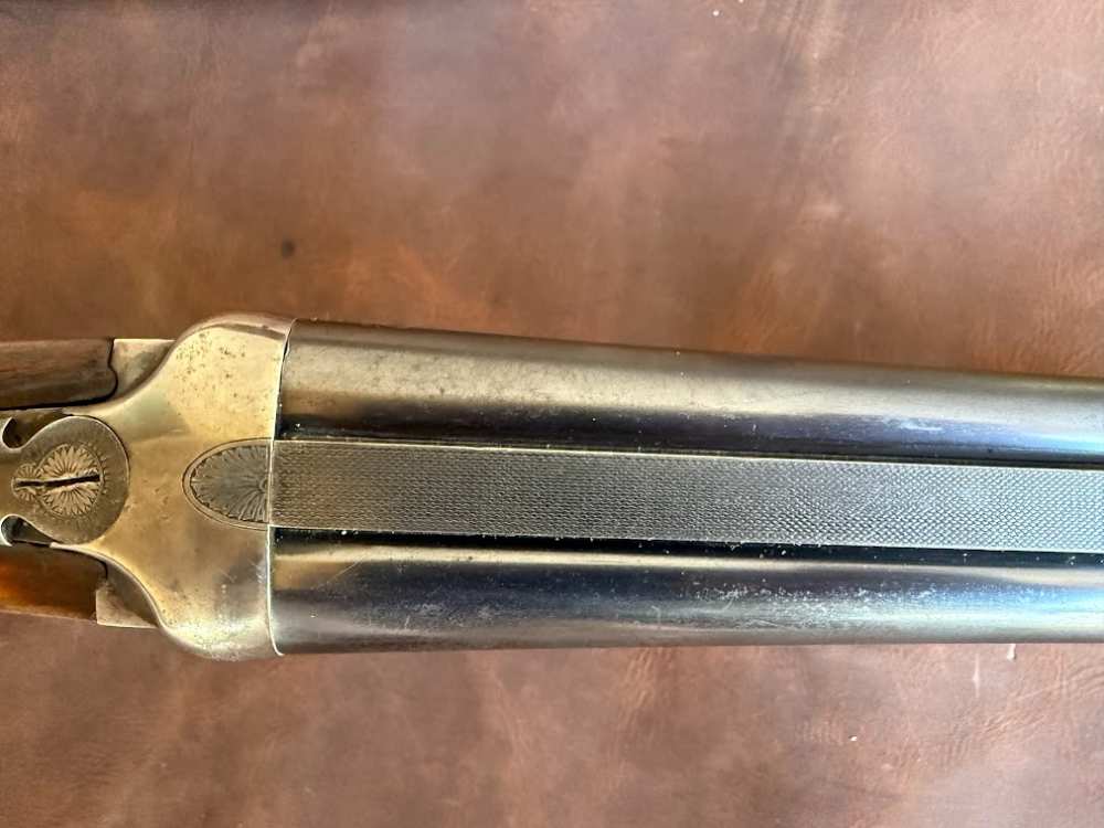 Masquelier Double Rifle - Gunsmith Special - Wildcat 9mm with dies-img-39