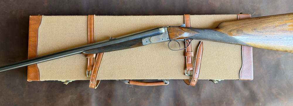 Masquelier Double Rifle - Gunsmith Special - Wildcat 9mm with dies-img-0
