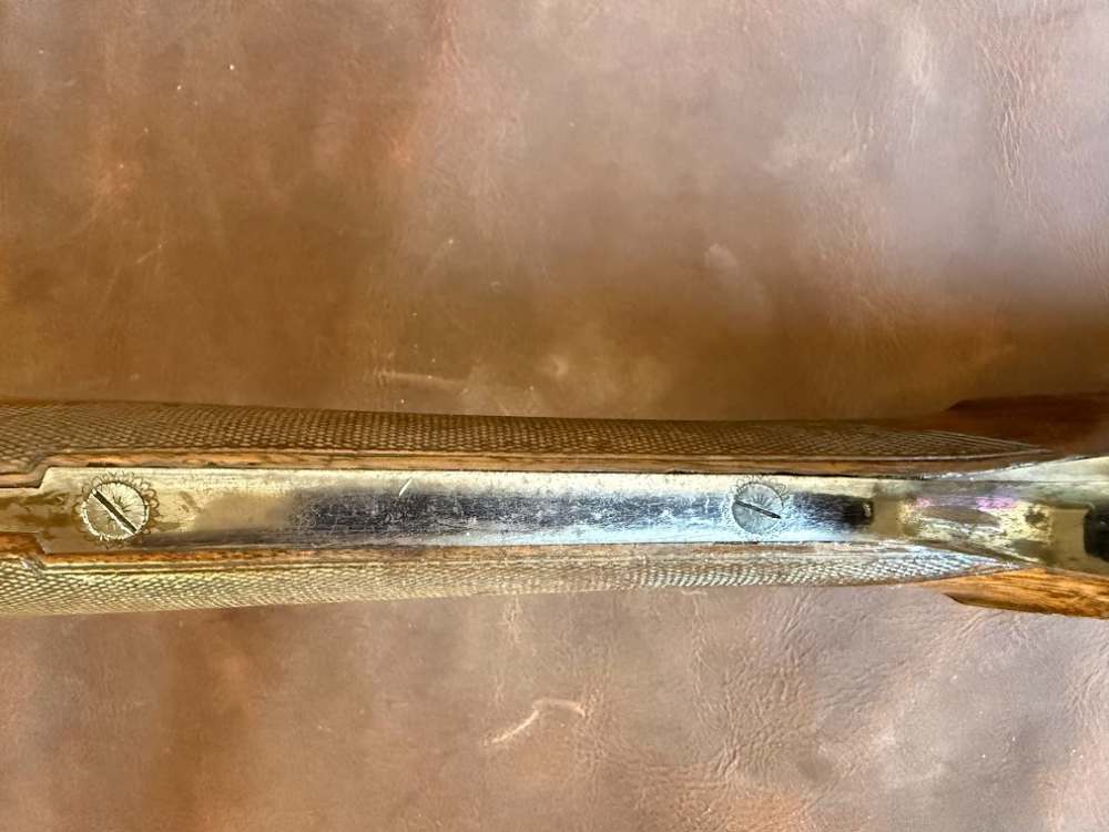 Masquelier Double Rifle - Gunsmith Special - Wildcat 9mm with dies-img-23