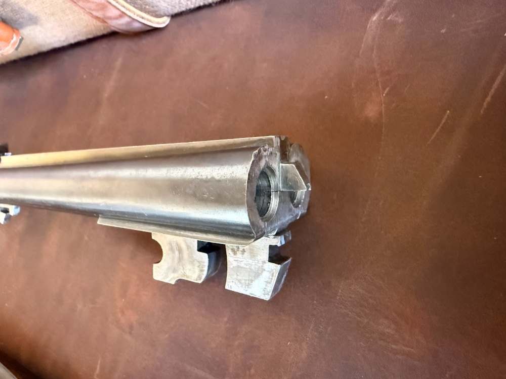 Masquelier Double Rifle - Gunsmith Special - Wildcat 9mm with dies-img-47