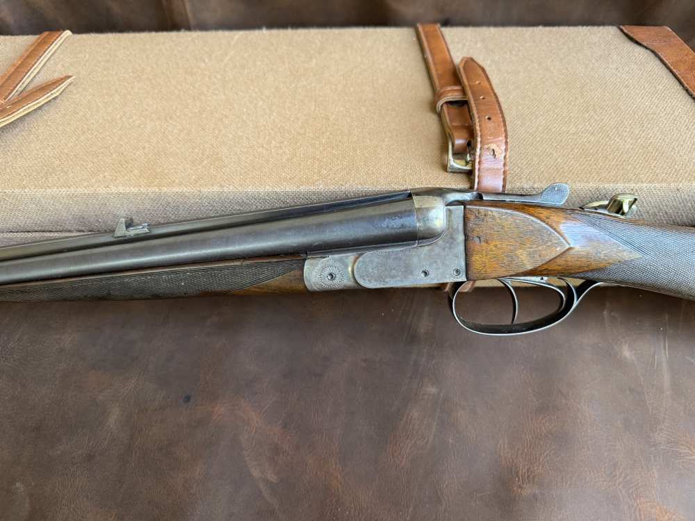 Masquelier Double Rifle - Gunsmith Special - Wildcat 9mm with dies-img-1