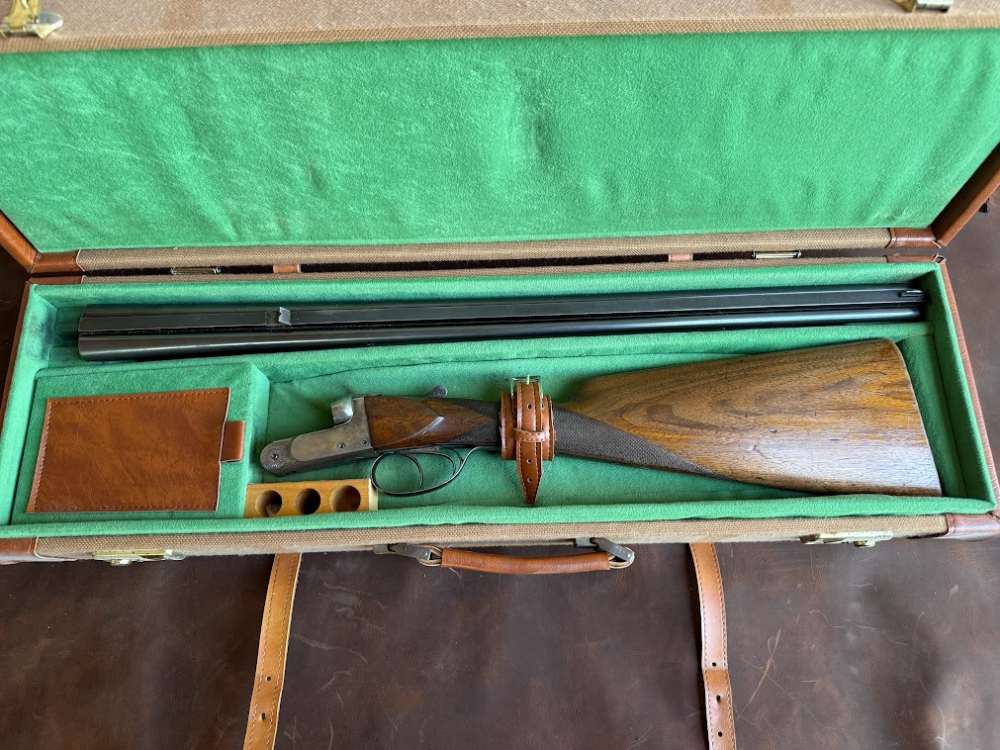 Masquelier Double Rifle - Gunsmith Special - Wildcat 9mm with dies-img-51