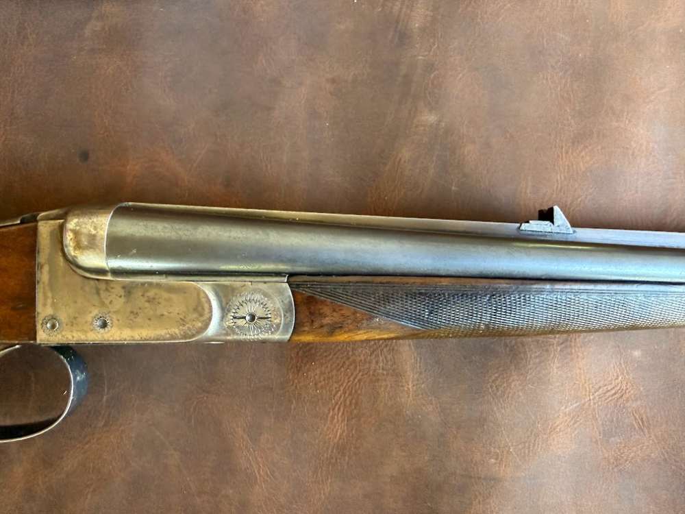 Masquelier Double Rifle - Gunsmith Special - Wildcat 9mm with dies-img-17