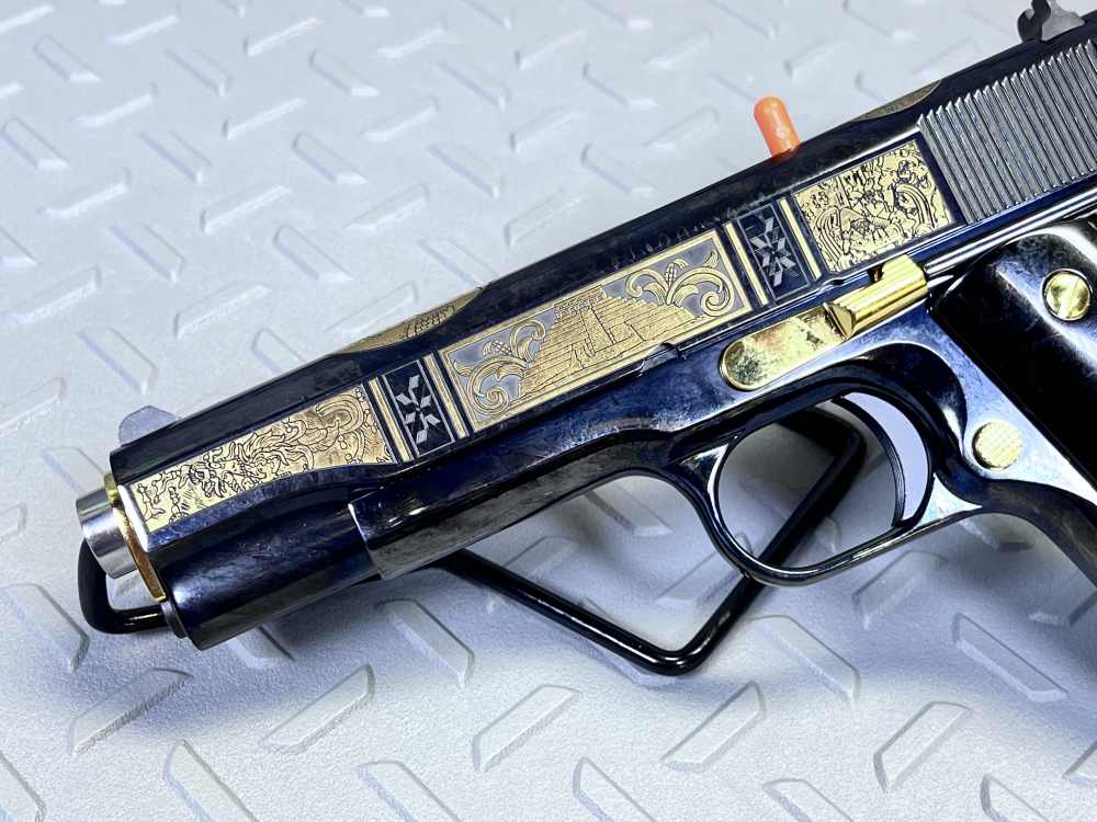 COLT MAYAN EMPIRE PAKAL THE GREAT .38 SUPER SERIAL #007 1 OF 500 NO CC FEE -img-7