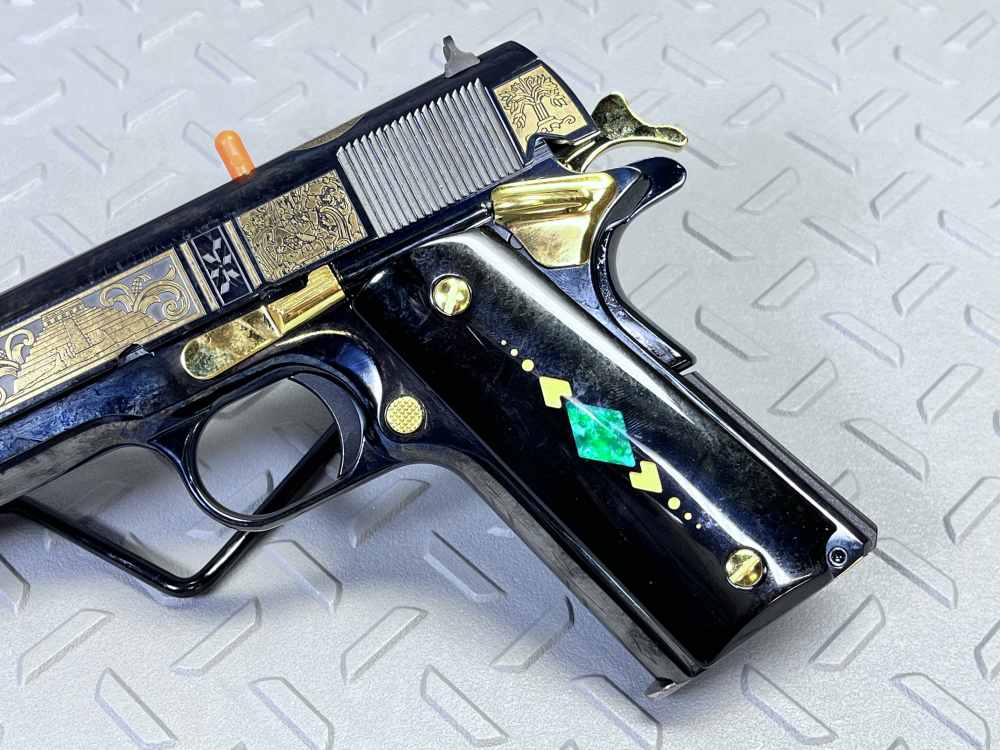 COLT MAYAN EMPIRE PAKAL THE GREAT .38 SUPER SERIAL #007 1 OF 500 NO CC FEE -img-6