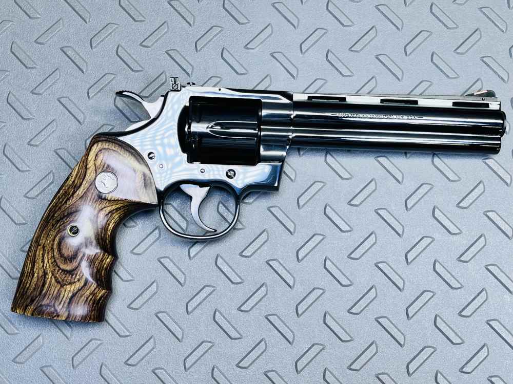 1997 COLT PYTHON ELITE .357 MAGNUM 6" BARREL ROYAL BLUE FINISH, NO CC FEES-img-13