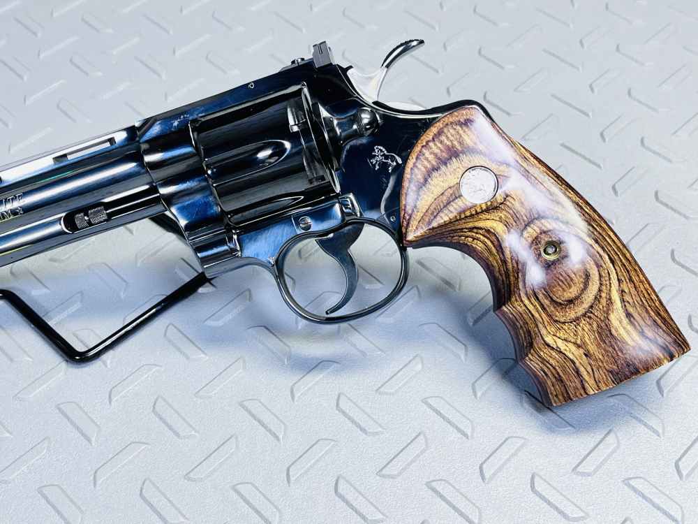 1997 COLT PYTHON ELITE .357 MAGNUM 6" BARREL ROYAL BLUE FINISH, NO CC FEES-img-5