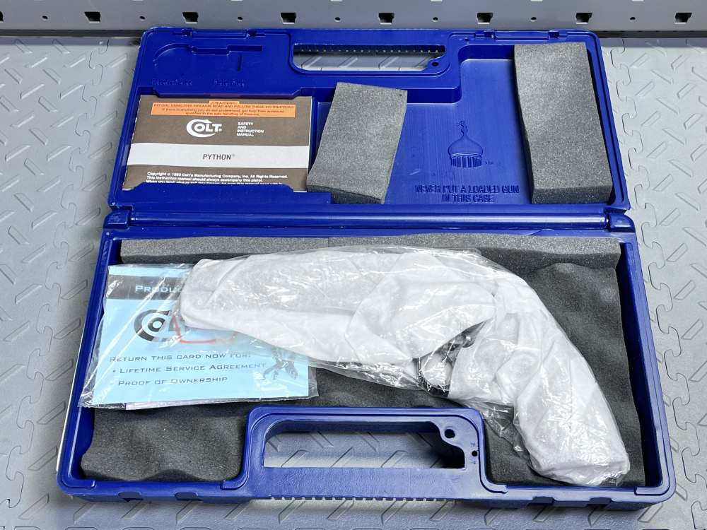 1997 COLT PYTHON ELITE .357 MAGNUM 6" BARREL ROYAL BLUE FINISH, NO CC FEES-img-27