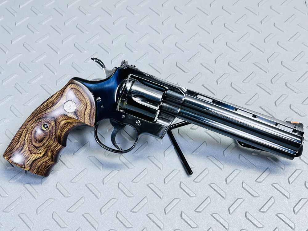 1997 COLT PYTHON ELITE .357 MAGNUM 6" BARREL ROYAL BLUE FINISH, NO CC FEES-img-10