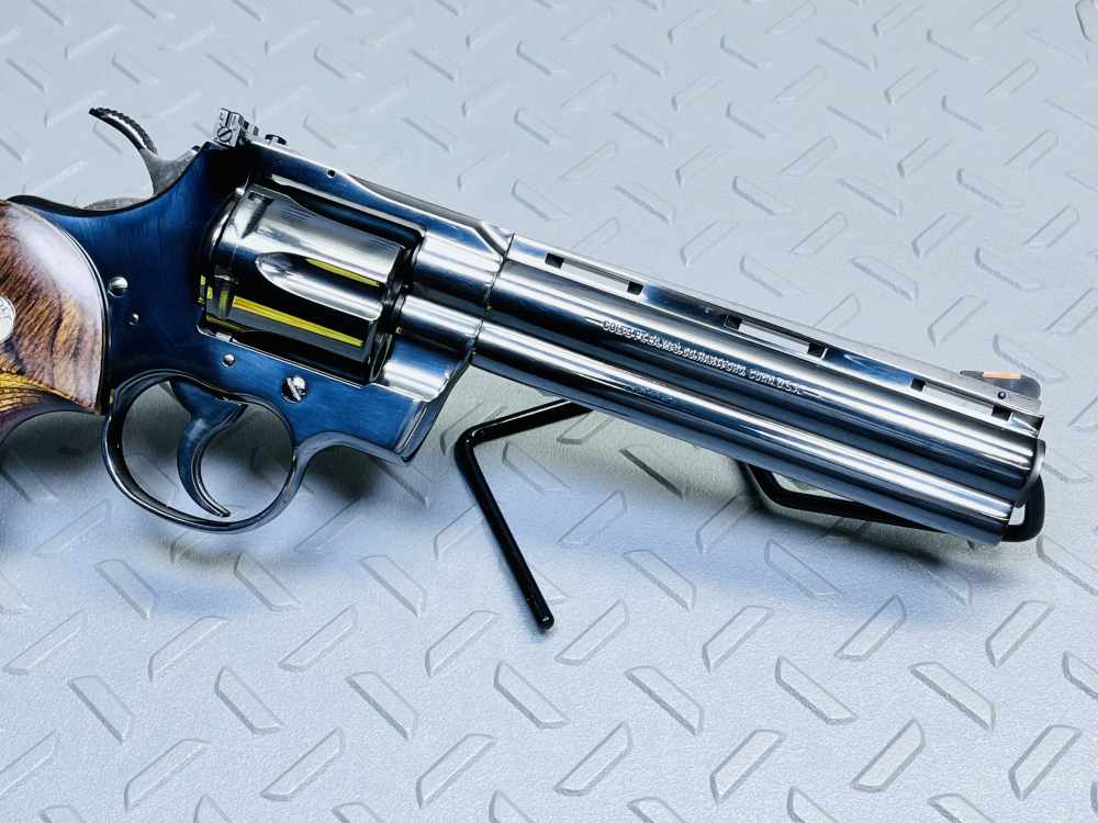 1997 COLT PYTHON ELITE .357 MAGNUM 6" BARREL ROYAL BLUE FINISH, NO CC FEES-img-12