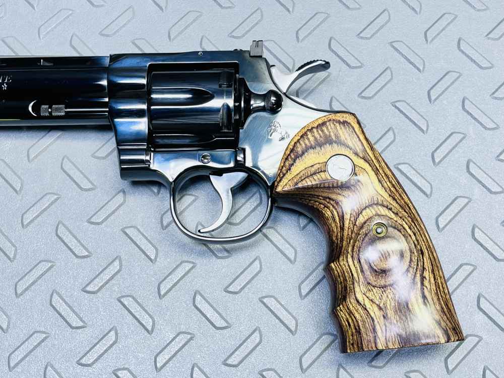 1997 COLT PYTHON ELITE .357 MAGNUM 6" BARREL ROYAL BLUE FINISH, NO CC FEES-img-8