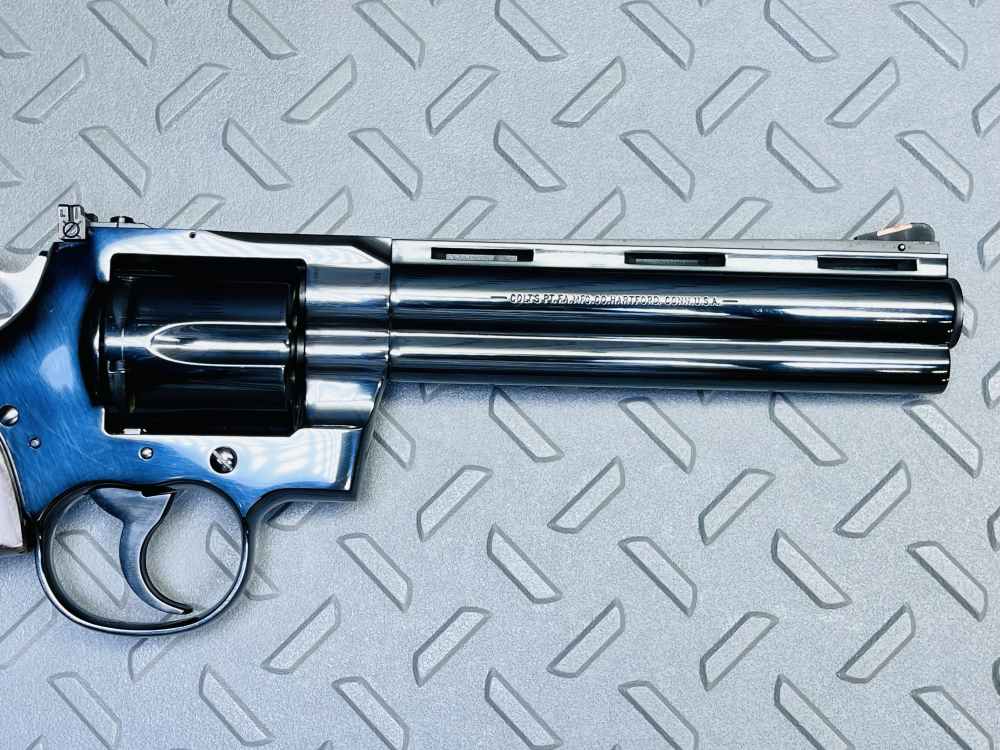 1997 COLT PYTHON ELITE .357 MAGNUM 6" BARREL ROYAL BLUE FINISH, NO CC FEES-img-15
