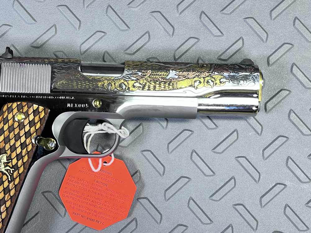 COLT TALO DRAGON RUBY EYES #005 ONE OF 500 .38 SUPER, NO CC FEES -img-9