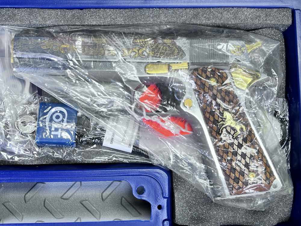 COLT TALO DRAGON RUBY EYES #005 ONE OF 500 .38 SUPER, NO CC FEES -img-30
