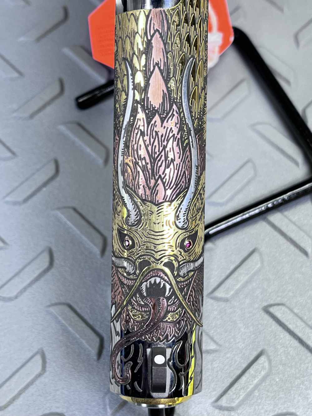 COLT TALO DRAGON RUBY EYES #005 ONE OF 500 .38 SUPER, NO CC FEES -img-24