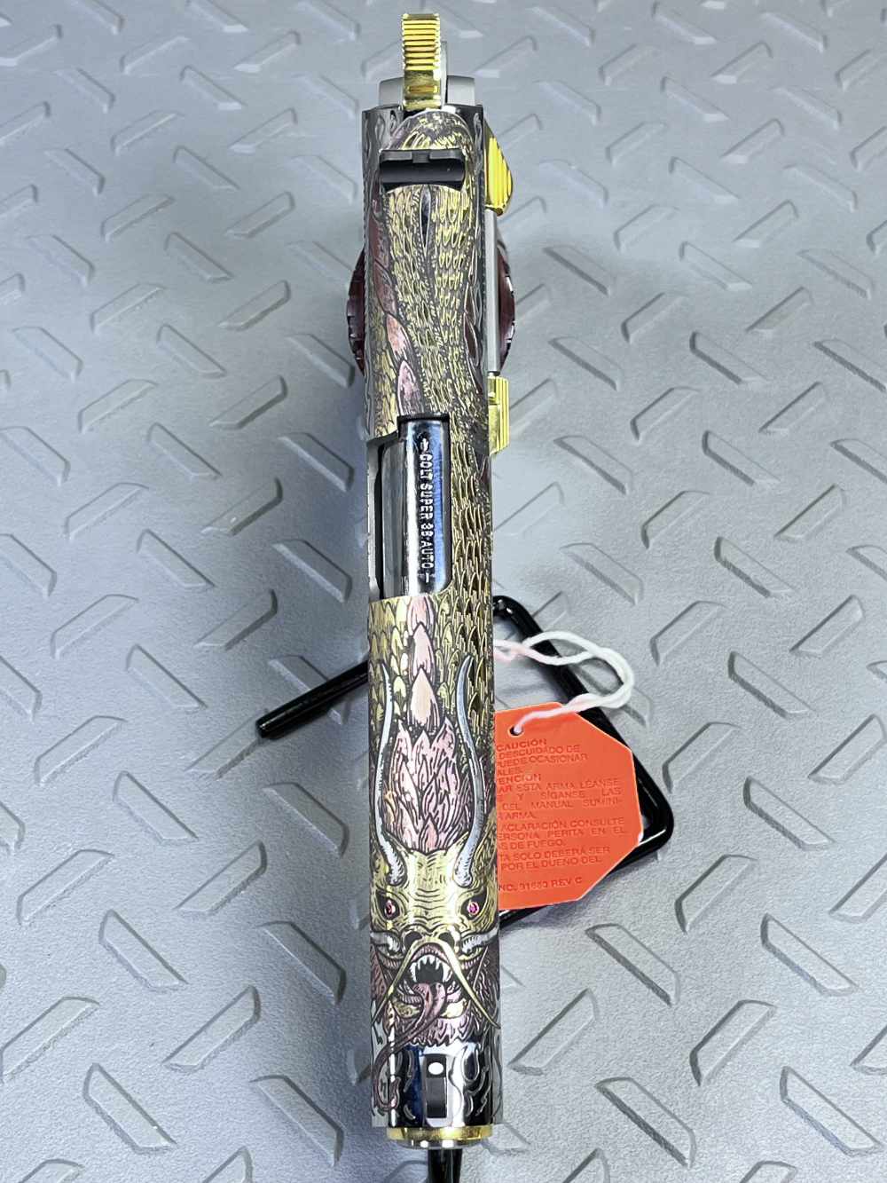 COLT TALO DRAGON RUBY EYES #005 ONE OF 500 .38 SUPER, NO CC FEES -img-19