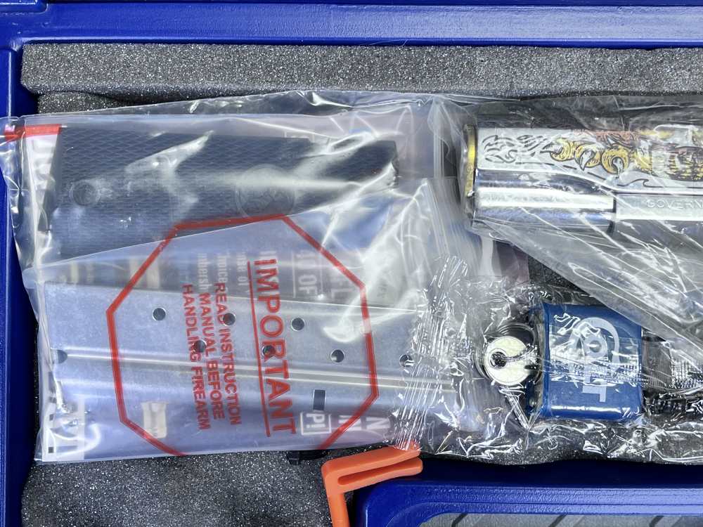COLT TALO DRAGON RUBY EYES #005 ONE OF 500 .38 SUPER, NO CC FEES -img-31