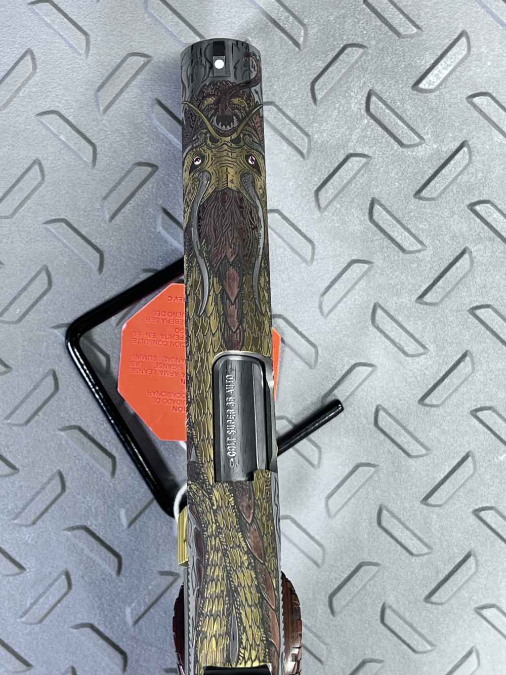 COLT TALO DRAGON RUBY EYES #005 ONE OF 500 .38 SUPER, NO CC FEES -img-18