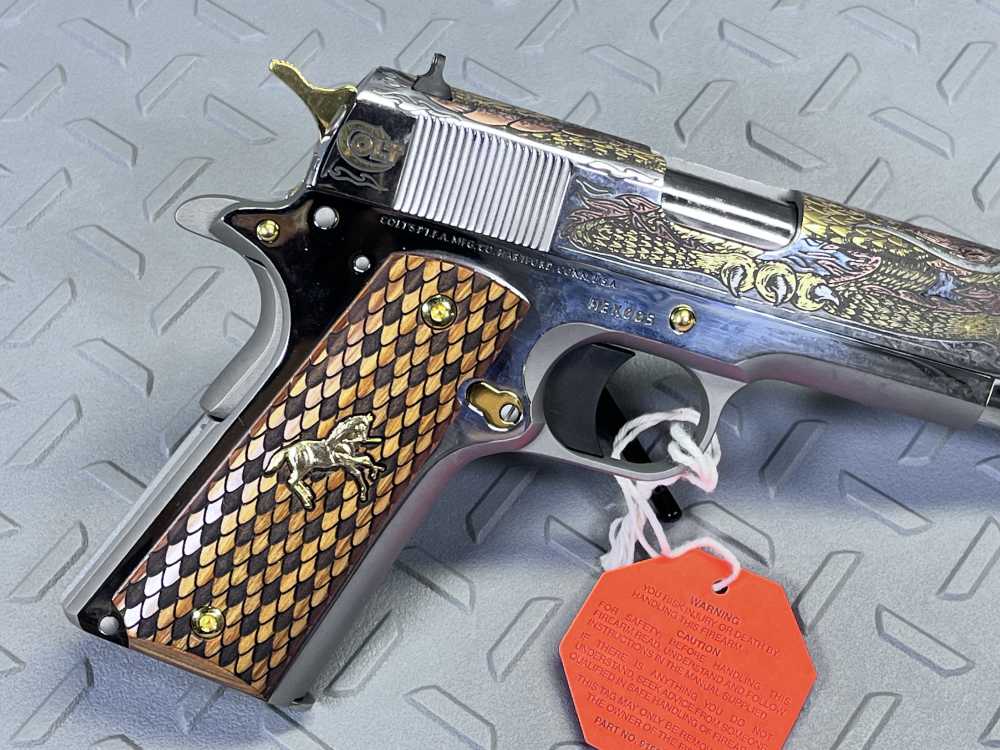 COLT TALO DRAGON RUBY EYES #005 ONE OF 500 .38 SUPER, NO CC FEES -img-5