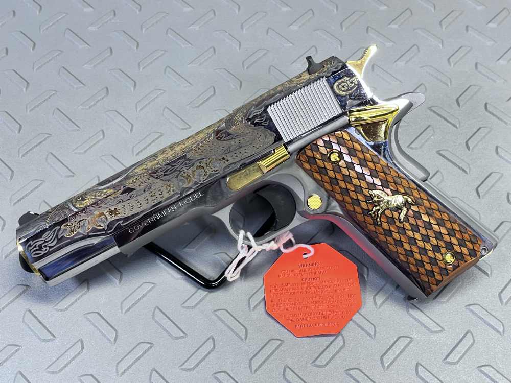 COLT TALO DRAGON RUBY EYES #005 ONE OF 500 .38 SUPER, NO CC FEES -img-12