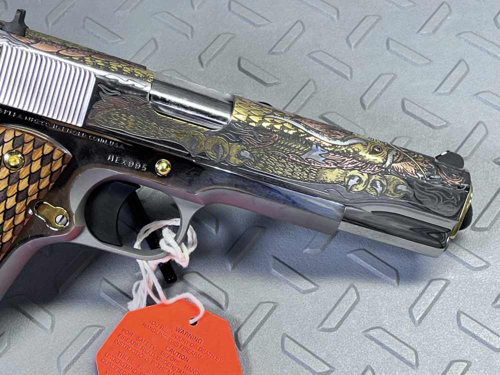 COLT TALO DRAGON RUBY EYES #005 ONE OF 500 .38 SUPER, NO CC FEES -img-6