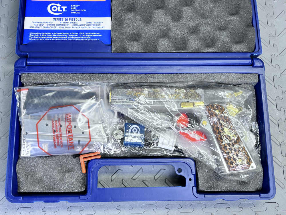 COLT TALO DRAGON RUBY EYES #005 ONE OF 500 .38 SUPER, NO CC FEES -img-29