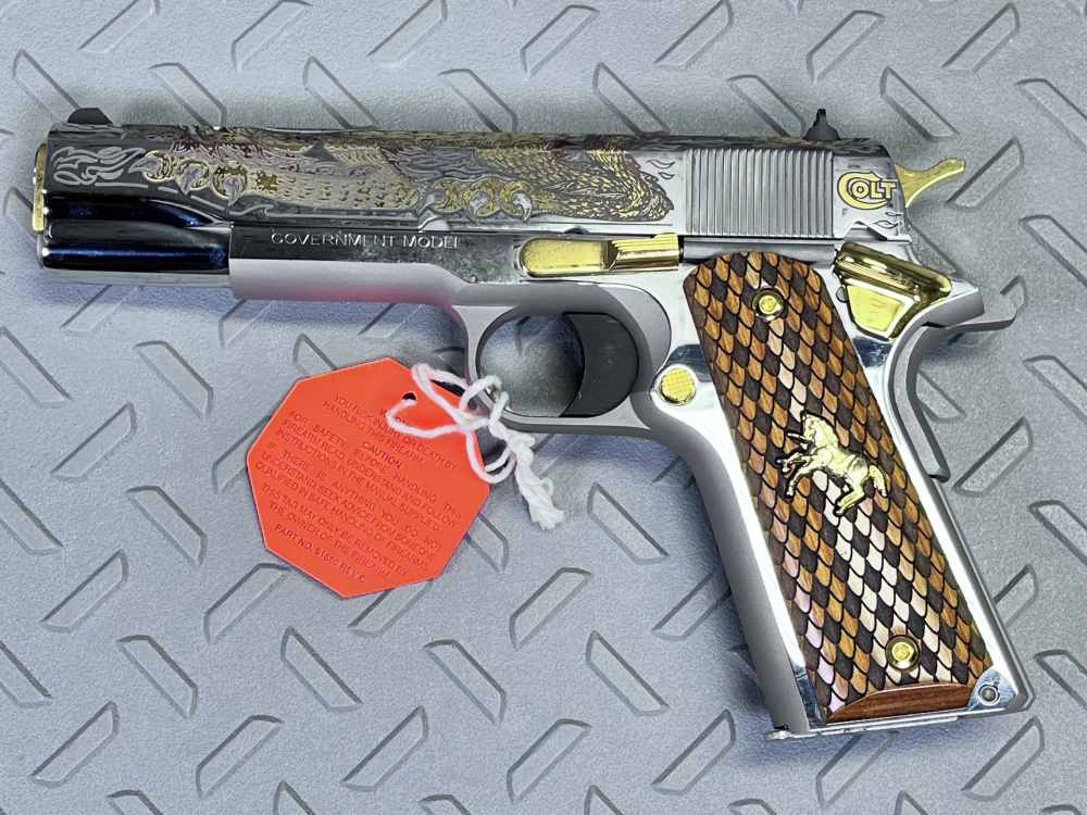 COLT TALO DRAGON RUBY EYES #005 ONE OF 500 .38 SUPER, NO CC FEES -img-15