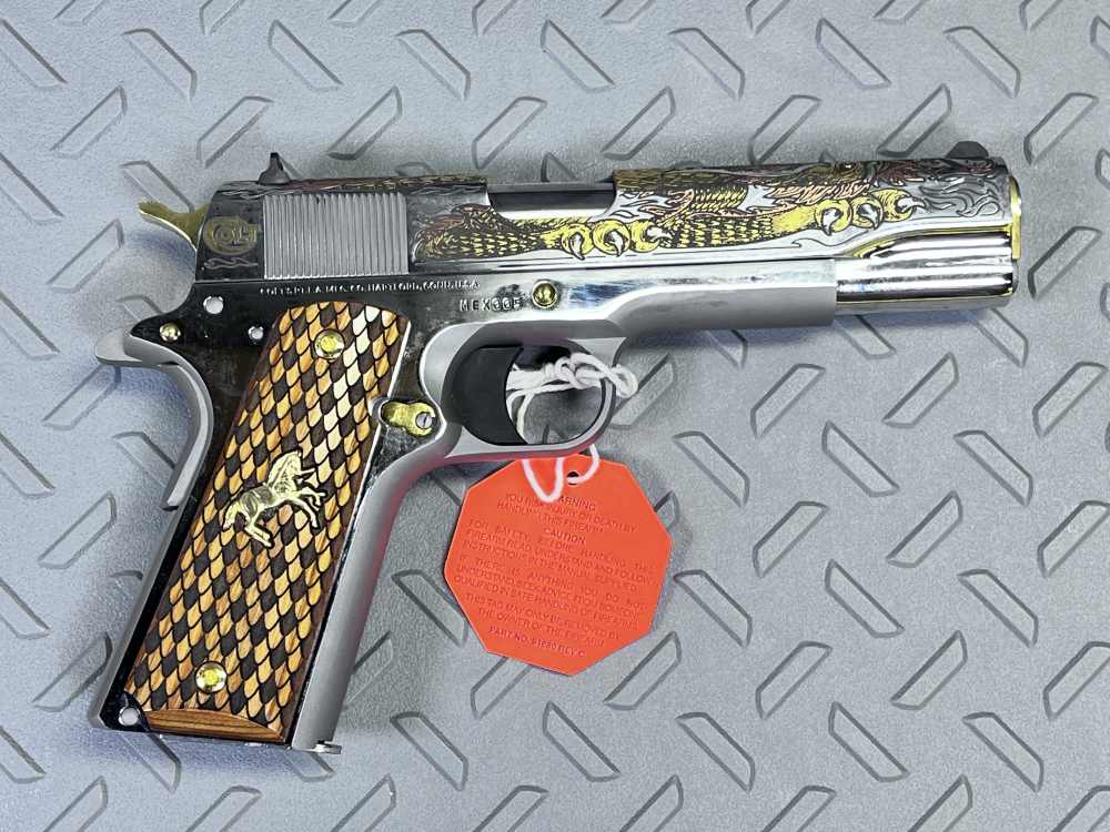 COLT TALO DRAGON RUBY EYES #005 ONE OF 500 .38 SUPER, NO CC FEES -img-7