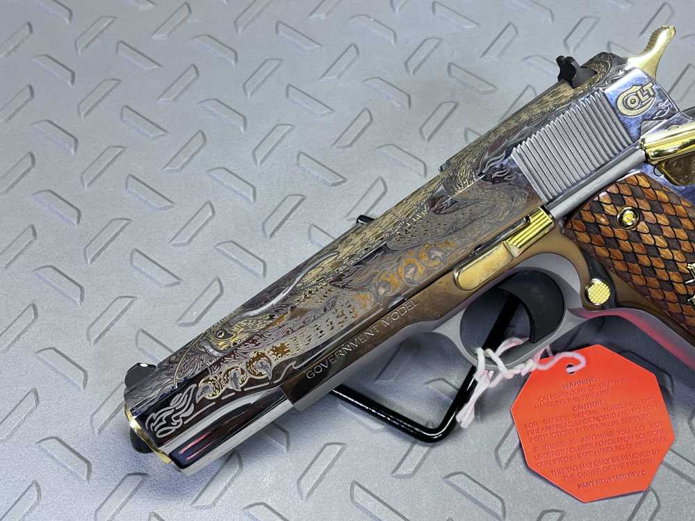 COLT TALO DRAGON RUBY EYES #005 ONE OF 500 .38 SUPER, NO CC FEES -img-14