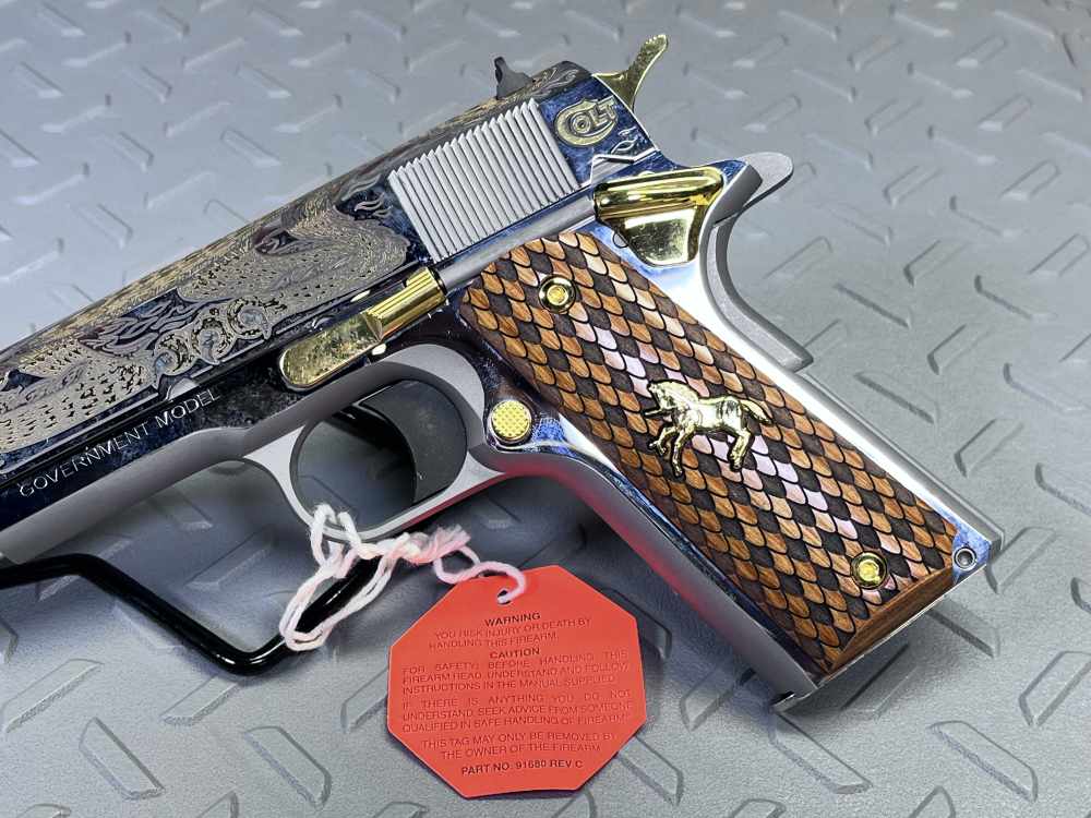 COLT TALO DRAGON RUBY EYES #005 ONE OF 500 .38 SUPER, NO CC FEES -img-13