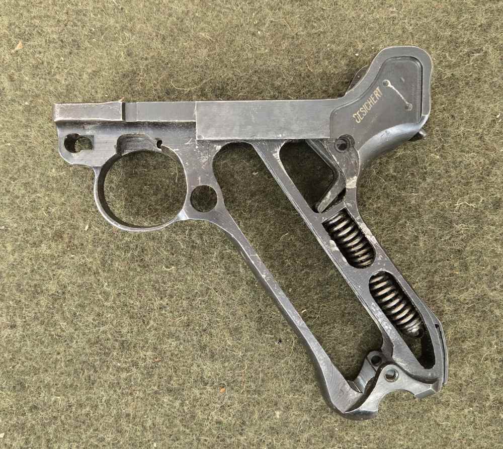 German P. 08 Luger Frame WWII Non Import 9mm Project Mauser DWM-img-1