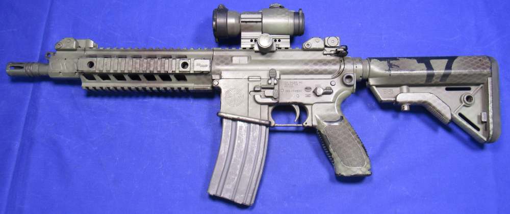 SIG Sauer SIG516 SBR 5.56 Gas Piston, 10.5" Bbl. w/ Aimpoint PRO Optic-img-1