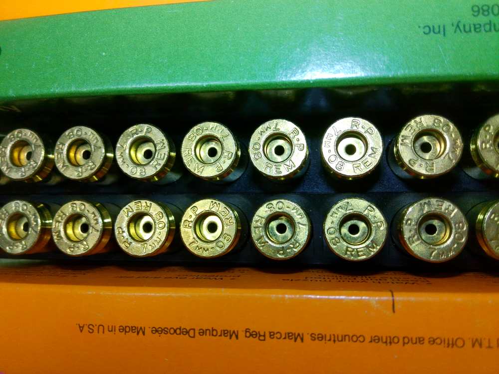 Remington 7mm-08 Unprimed Brass 60 Total Factory Shells-img-3