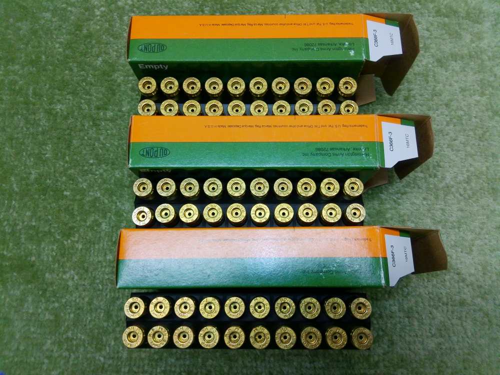 Remington 7mm-08 Unprimed Brass 60 Total Factory Shells-img-2