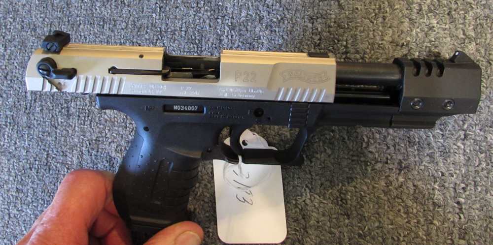 Walther P22 target model semi auto 22 pistol-img-4