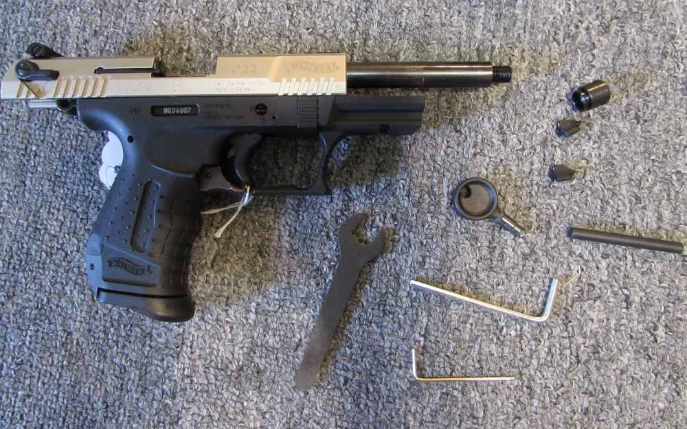 Walther P22 target model semi auto 22 pistol-img-6